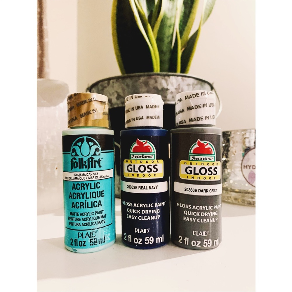 Acrylic Paint Set of 3